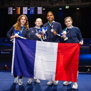 Les sabreuses tricolores en argent et proches de l’exploit.
